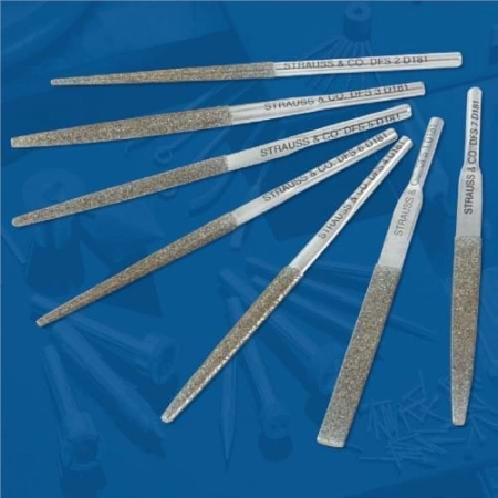 STRAUSS & CO.’s DFS Files are suitable for hand machines as well as regular hand files. Particularly adapted for dies, molds and most other tool shop requirements. For use with reciprocating machines.